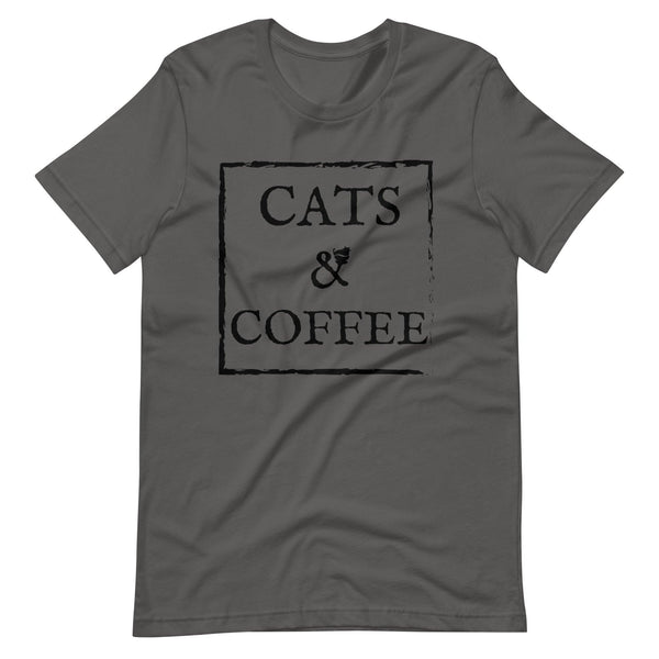 CATS & COFFEE Unisex T-Shirt - Tabby Cat Coffee Company