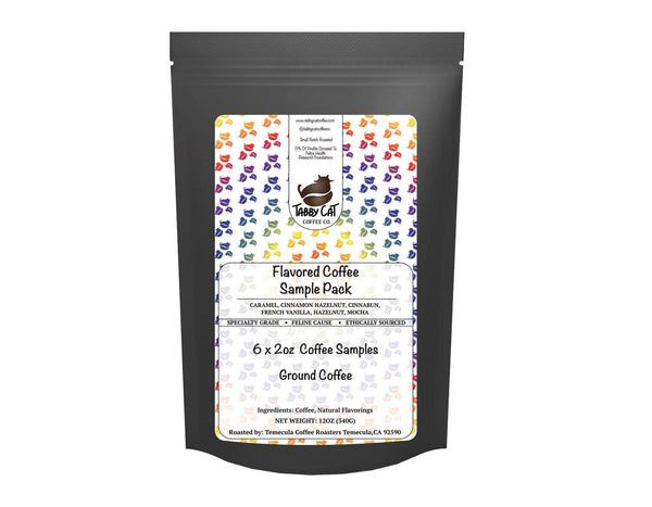 Flavored Coffee Sample Pack - Tabby Cat Coffee Company