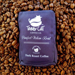 Tabby Cat Coffee Cat Toy Plushie - Tabby Cat Coffee Company